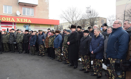 Мітинг з нагоди вшанування учасників бойових дій на території інших держав пройшов у Новограді