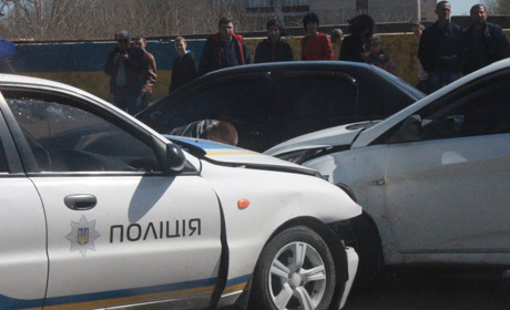 В погоне за нарушителем попали в ДТП