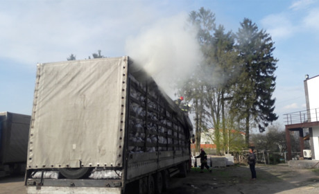 Біля ресторану «Фієста» горіла фура