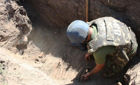 Искатель металла подорвался на боеприпасе