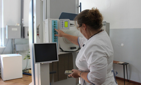 У військовому госпіталі Старокостянтинова встановили новий рентген-апарат