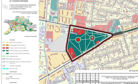 У Старокостянтинові  розпочали процедуру громадських слухань по реконструкції центрального парку