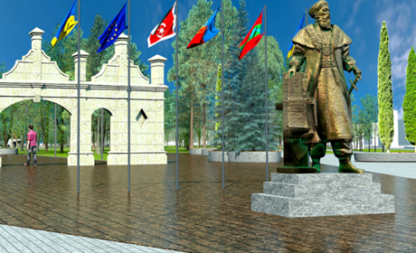 Робочий проект парку представили перед депутатами (Графічні малюнки проекту)