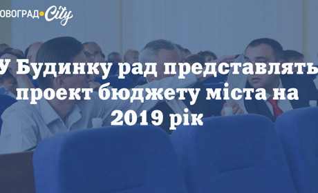 18 грудня у Будинку рад представлять бюджет міста на 2019 рік