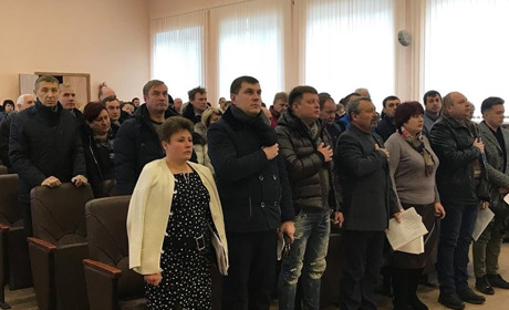Депутати у Волновасі проголосували за підвищення чергового рангу голові райради Лубінцю