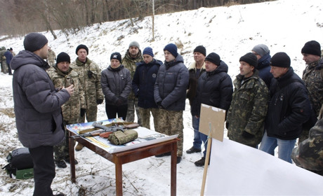 На Менщині резервісти стріляли і готувалися до оборони