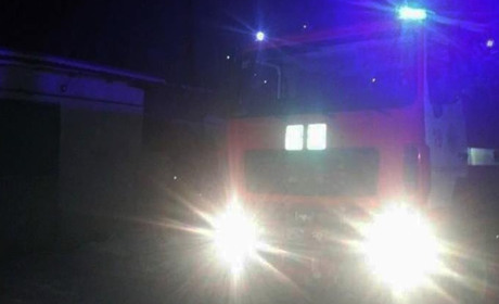 У Старокостянтинові загорівся барак