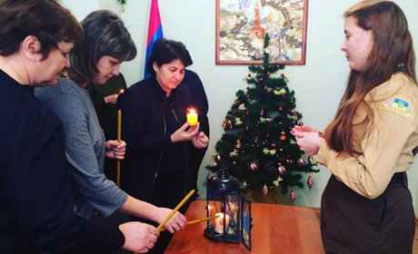 В Бар прибув Вифлеємський Вогонь Миру
