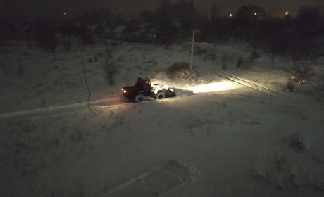 Для расчистки снега в Торецке направили семь единиц техники — ВГА