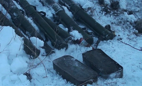 Біля Гуляйполя у лісосмузі правоохоронці знайшли гранатомети та набої