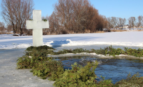 У Мені на Водохреща воду освячували двічі