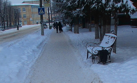 Яким був стан доріг у Барі на вихідних: фото