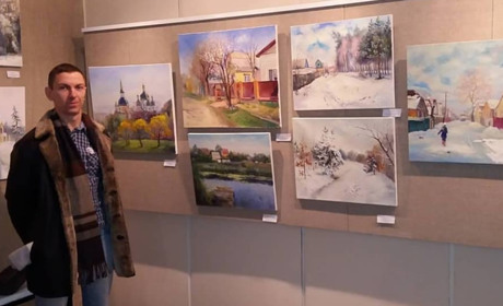 Художник родом із Троїцького виставляє картини на всеукраїнських і міжнародних конкурсах