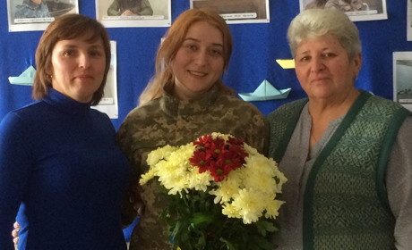 Випускниця Чортківського ВПУ боронить Батьківщину на сході України
