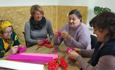 В Барському будинку для літніх людей відбувся перший майстер-клас в оновленій залі 