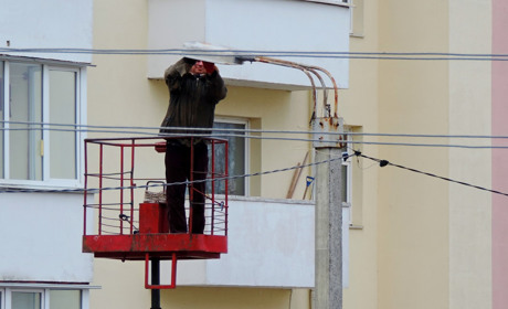 В Старокостянтинові замінили старі світильники на сучасні LED