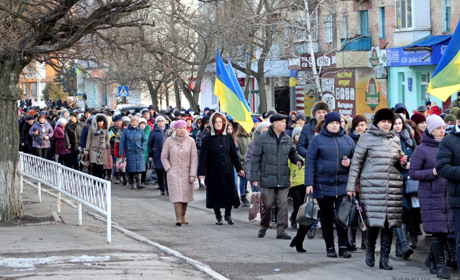 Як пройшов День Героїв Небесної Сотні в Торецьку. Фотозвіт