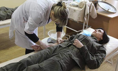 Калинівські нацгвардійці здали двадцять сім літрів крові
