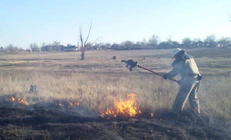 В Нижніх Сірогозах причиною пожежі стало необережне поводження з вогнем (відео)