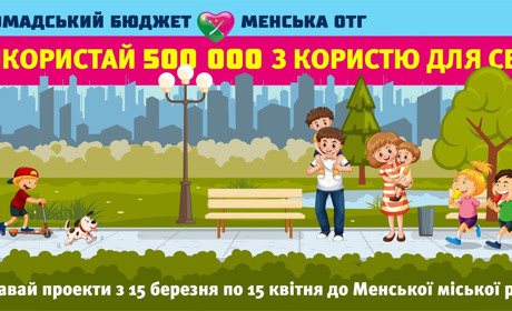 У Мені триває прийом заявок на участь у конкурсі громадського бюджету