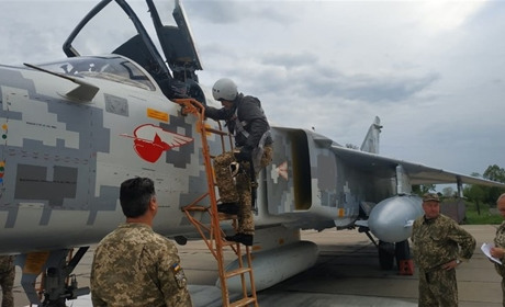 Відремонтований СУ-24 М повернувся до Старокостянтинова