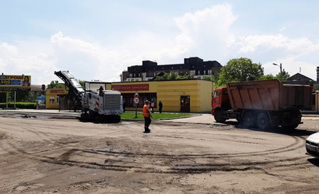 На дорозі по вулиці Миру — капітальний ремонт