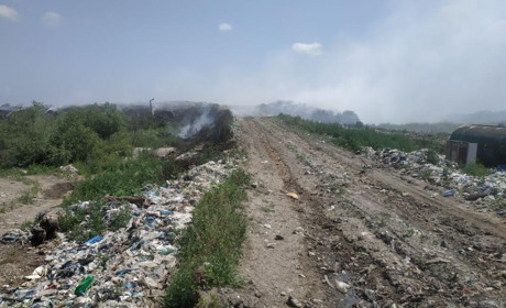 Знову горить полігон твердих побутових відходів