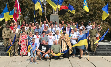 Гуляйполе та Пологи об’єднала «Хода гідності» захисників і волонтерів
