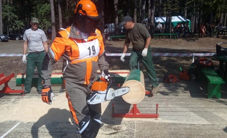 Змагання лісорубів: Полтавщину представляв вепричанин Олександр Найда