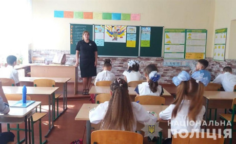 В Измаиле полицейские учили детей правилам дорожного движения