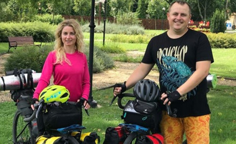 Від Ужгорода до Будапешта на велосипедах: подружжя переяславців здійснило омріяну мандрівку