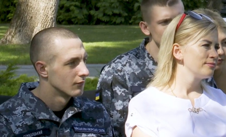 Сватівчанин Євген Семидоцький разом з іншими моряками зустрівся із Президентом