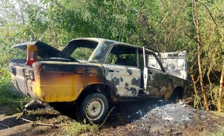 В Оршівцях згорів легковик "жигулі"