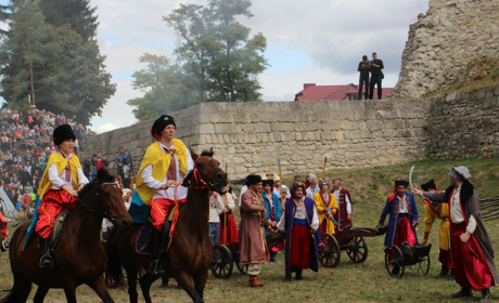 «Козацький герць» взяв участь у реконструкції битви за Збараж