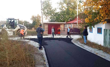 У Кагарлику коштом держави асфальтують ще дві вулиці