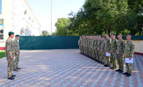 В Измаильском пограничном отряде уволили в запас срочников