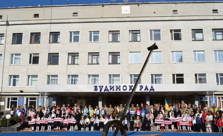 Як звягельчани відзначали день захисника України 