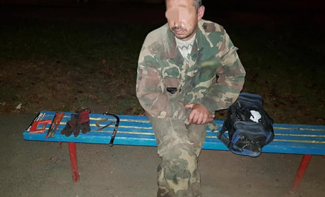 Ночные приключения: в Измаиле полиция задержала любителя металлолома