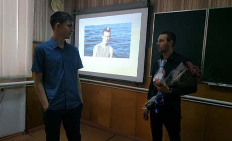 Євген Семидоцький зустрівся з троїцькими ліцеїстами 