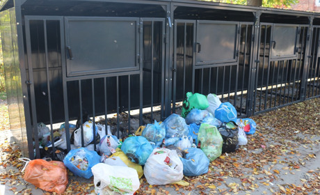 Контейнери для збору сміття у Жовтневому містечку встановлять до кінця тижня