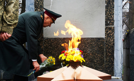 У Гадячі відзначили 75-річчя визволення України від нацистських загарбників 