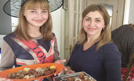 Для торецьких школярів провели майстер-клас із виготовлення шоколаду