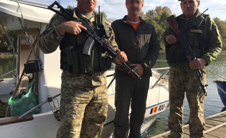 На Дунае измаильские пограничники задержали нарушителя госграницы 