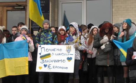 Революцію Гідності в Умані почали діти