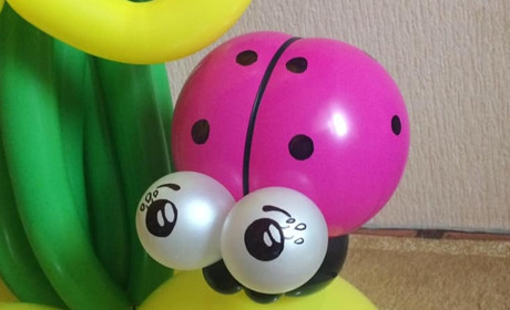 Троїчанка в декретній відпустці робить із повітряних кульок казкових героїв