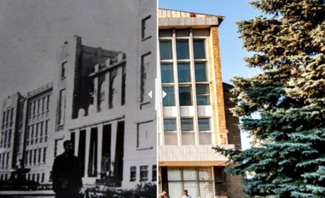 Было - стало. Дворец культуры «Украина» в Торецке до войны и сейчас