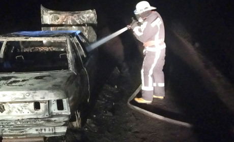 На Кагарличчині на шляху від Ржищева до села Зорівка згорів автомобіль