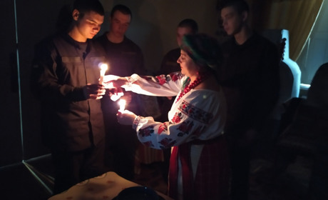 Нацгвардия поучаствовала в Андреевских вечерницах 