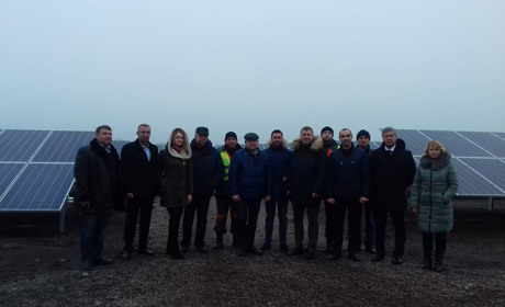 У Куянівці відкрили сонячну електростанцію