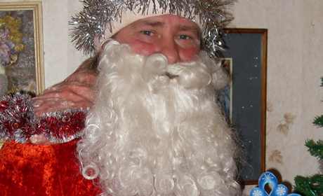 Геничанин работает Дедом Морозом четверть века